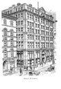 New York city. Engraving illustration