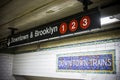 New York City metro entrance