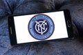 New York City FC Soccer Club logo Royalty Free Stock Photo