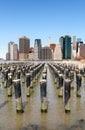 Lower Manhattan View - Financial District Royalty Free Stock Photo