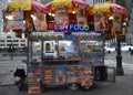 New York City Food Cart Royalty Free Stock Photo