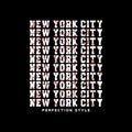 New york city grunge effect design typography, vector graphic illustration, for printing t-shirts and others Royalty Free Stock Photo