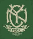 New York City, Grunge T-shirt Print design