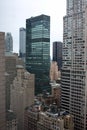 New York City High-rise Office Buildings Royalty Free Stock Photo