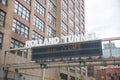New York city. Holland Tunnel entrance