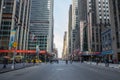 NEW YORK CITY - Januar 3: Busy tourist intersection of commerce Royalty Free Stock Photo