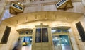 NEW YORK CITY - JUNE 9, 2013: Entrance signs in Grand Central. T