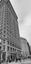 NEW YORK CITY - JUNE 2013: Flatiron building in Midtown Manhattan Royalty Free Stock Photo