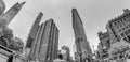 NEW YORK CITY - JUNE 2013: Flatiron building in Midtown Manhattan Royalty Free Stock Photo