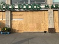 Whole Foods Market, Union Square, Boarded up Royalty Free Stock Photo