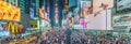 NEW YORK CITY - JUNE 2013: Times Square adsat night. New York at Royalty Free Stock Photo