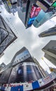 New York City - June 2013: TImes Square is a famous tourist attraction Royalty Free Stock Photo