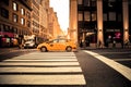 New York City Yellow Taxi Royalty Free Stock Photo