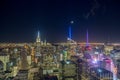 New York City Lights Royalty Free Stock Photo