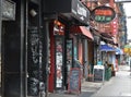 New York City Lower East Side Manhattan Trendy Urban City Street NYC Royalty Free Stock Photo