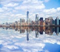 New York City Lower Manhattan skyline Royalty Free Stock Photo