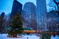 New York City Madison Square Park Night Royalty Free Stock Photo