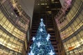 New York City Manhattan Christmas tree Royalty Free Stock Photo