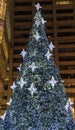 New York City Manhattan Christmas tree Royalty Free Stock Photo