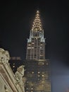 New York City Manhattan Chrysler tower downtown skyscraper Skyline modern historic building night