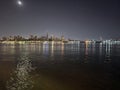 New York City Manhattan Brooklyn Bridge downtown skyscraper Skyline modern historic building night view