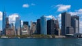 The New York City Manhattan Financial District
