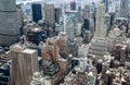 New York City manhattan midtown buildings skyline Royalty Free Stock Photo