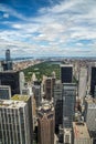 New York City manhattan midtown buildings skyline Royalty Free Stock Photo