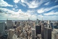 New York City manhattan midtown buildings skyline Royalty Free Stock Photo