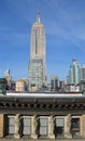 New York City Manhattan midtown view with Empire State Building, NYC Royalty Free Stock Photo