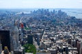 New York City Manhattan midtown view with skyscrapers, New York City Royalty Free Stock Photo