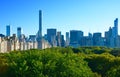 New York City Manhattan midtown view Royalty Free Stock Photo