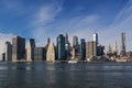 New York City Manhattan skyline Royalty Free Stock Photo