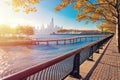 New York City Manhattan skyline panorama and Hudson River viewed Royalty Free Stock Photo