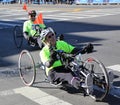 New York City Marathon wheelchair division participants traverse 26.2 miles through all five NYC boroughs