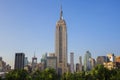 New York City Manhattan Midtown view with Empire State Building. New York City, USA Royalty Free Stock Photo