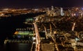 New York city Mid town Aerial Royalty Free Stock Photo