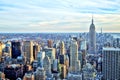 New York City Midtown with Empire State Building Royalty Free Stock Photo