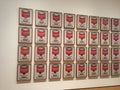 Campbell`s soup by Andy Warhol Royalty Free Stock Photo