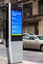 LinkNYC New York City Street Wi-fi Hotspot Royalty Free Stock Photo