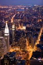 New York City at night Royalty Free Stock Photo