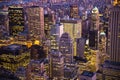 New York City Night Buildings Royalty Free Stock Photo