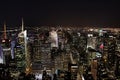 New York City nighttime skyline