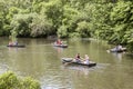 New York City, NY - May 26: Visitors enjoy Memorial Day at Central Park.