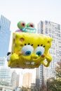 Spongebob Squarepants and Gary at the Macy`s Parade 2021 Royalty Free Stock Photo