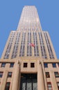 Empire State Building is a 102-story landmark Royalty Free Stock Photo