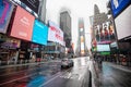 New York City, NY / USA - 3/29/2020: Empty streets of New York City during Coronavirus quarantine