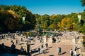 New York City, NY, USA - July 2022 Angels of the Water Fountain at Bethesda Terrace in Central Park, Manhattan Royalty Free Stock Photo