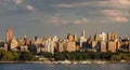 New York City NYC Manhattan Downtown Skyline Royalty Free Stock Photo