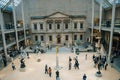 NEW YORK CITY - oct 2022 In the Metropolitan Museum of Art& x27; The Charles Engelhard Court in American Wing